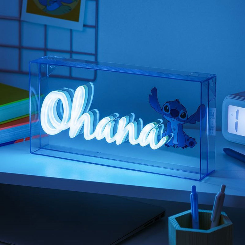 Lilo & Stitch Ohana Stitch LED Neon Light