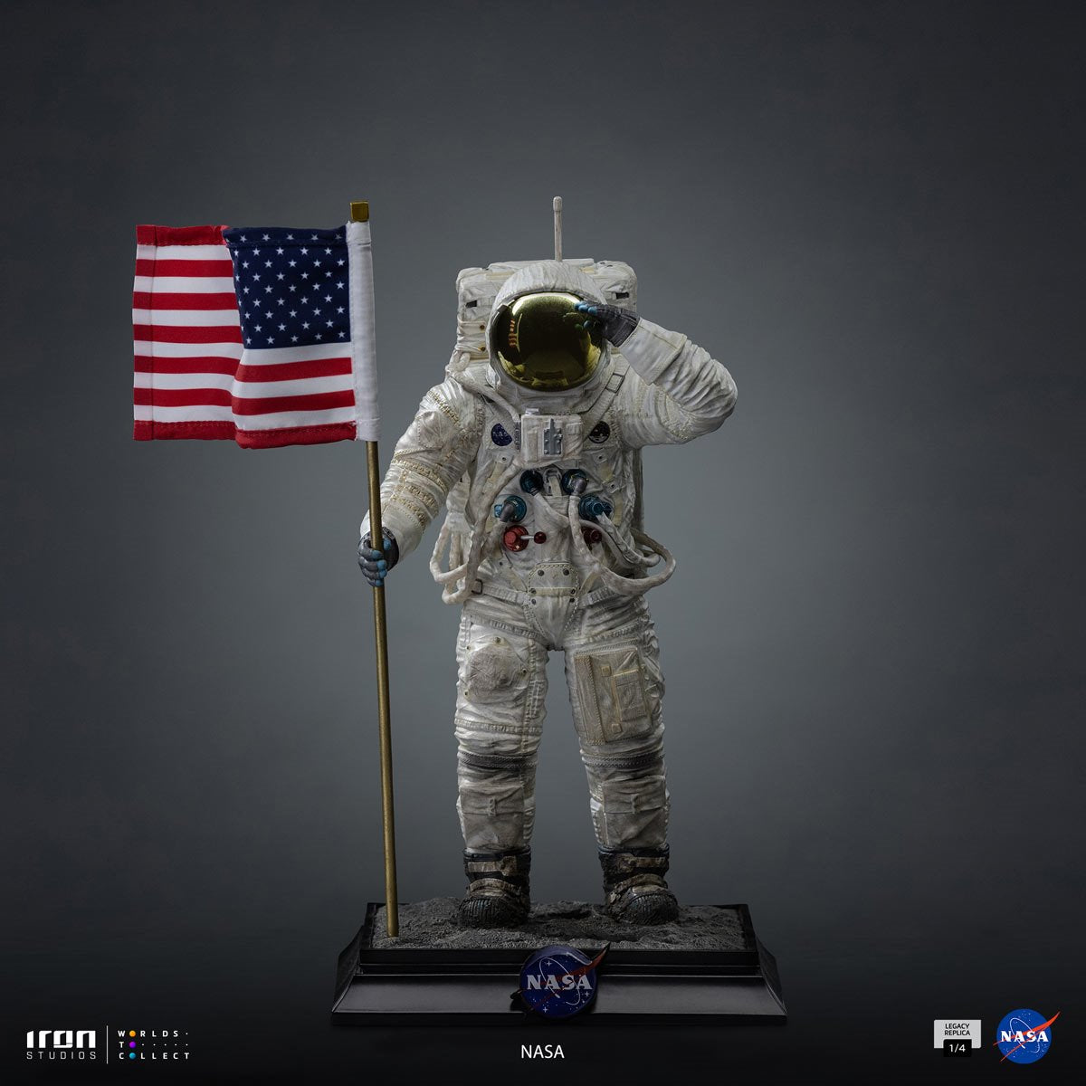 NASA Apollo 11 Astronaut Legacy Replica 1:4 Scale Statue