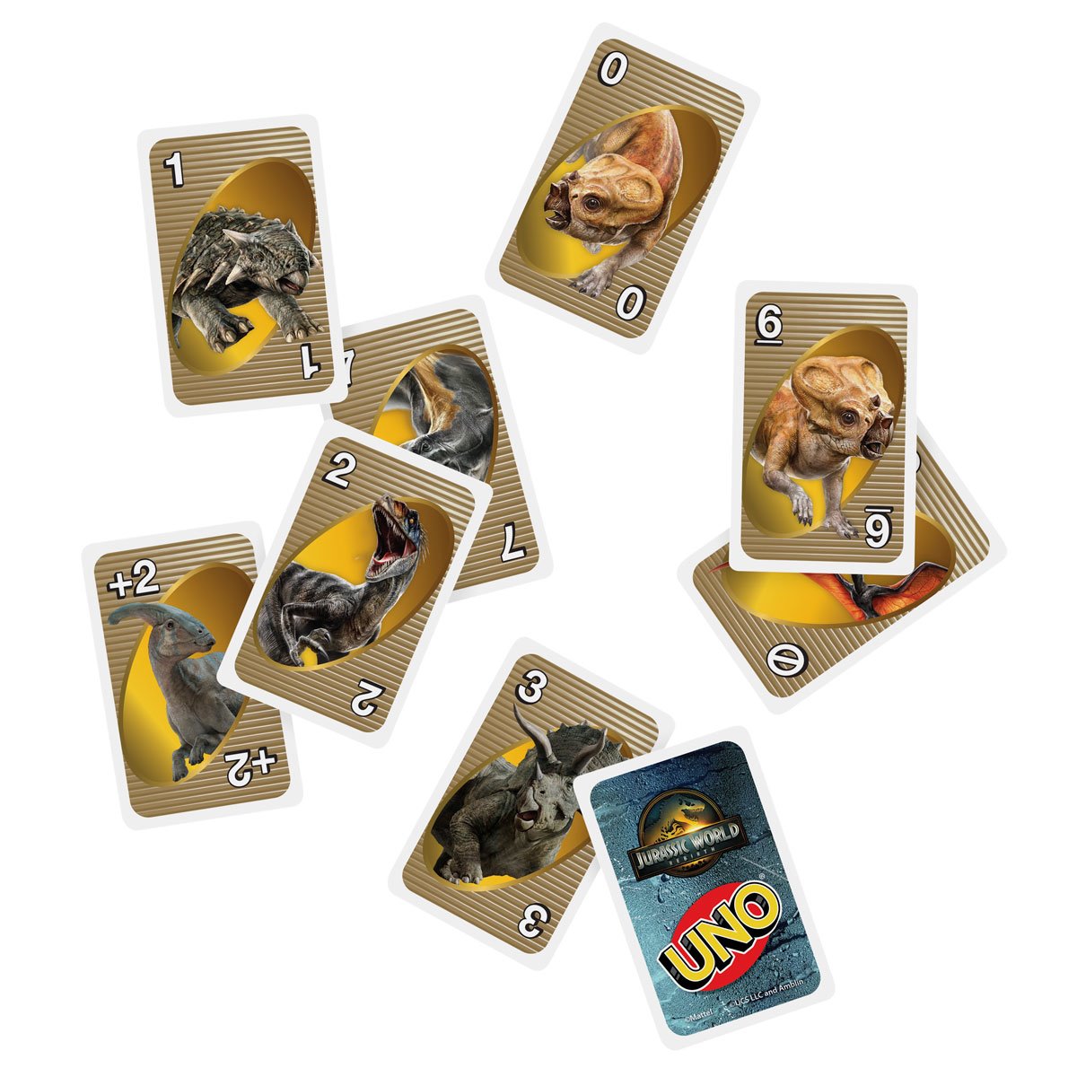 Jurassic World 4 UNO Card Game