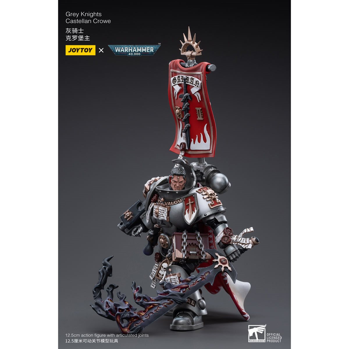 Joy Toy Warhammer 40,000 Grey Knights Castellan Crowe 1:18 Scale Action Figure