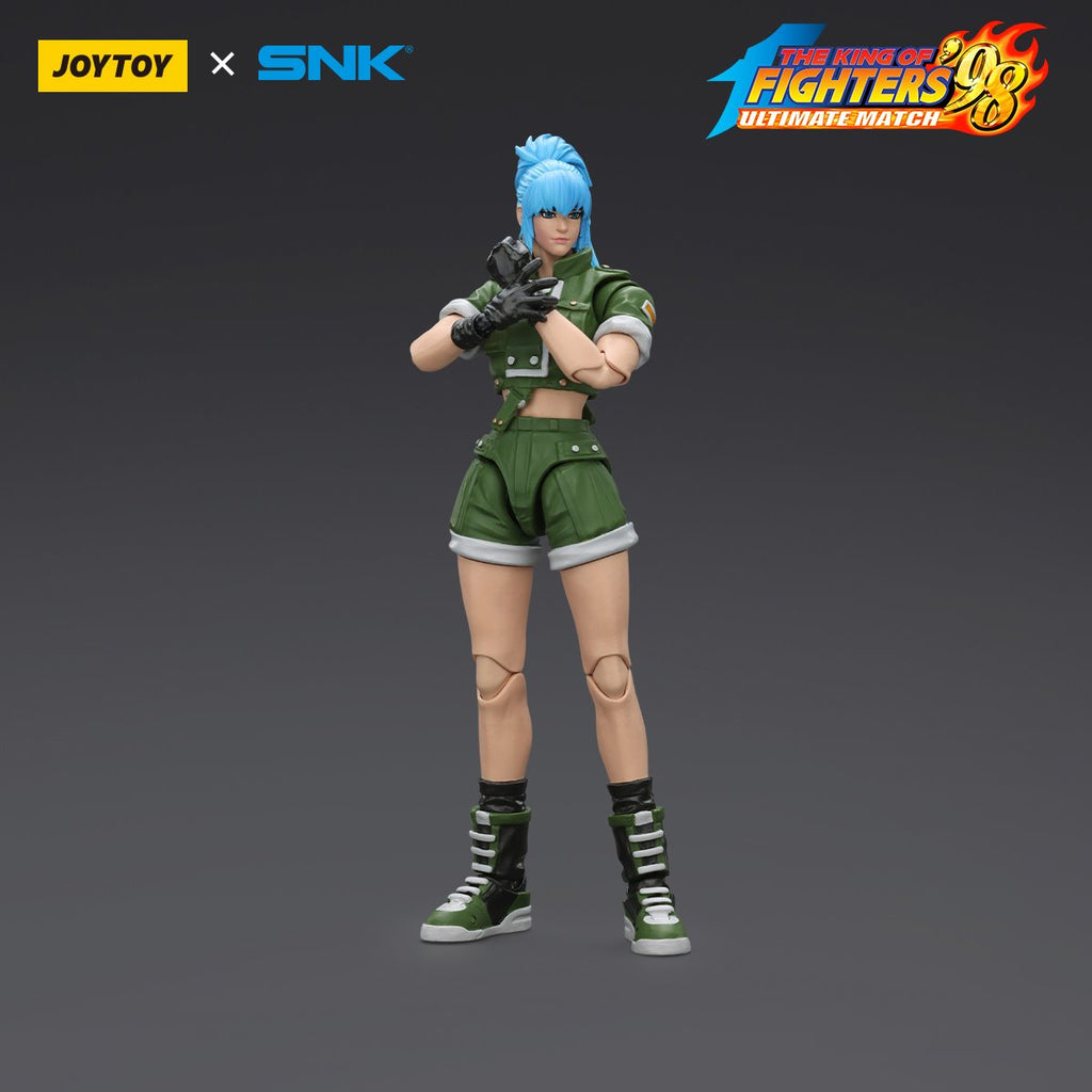 Joy Toy King of Fighters '98 Ultimate Match Ikari Warriors Team Leona Heidern 1:18 Scale Action Figure