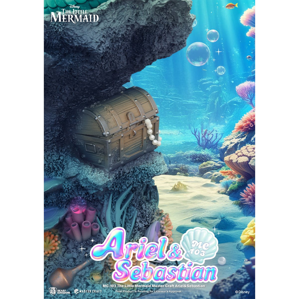 The Little Mermaid Master Craft Ariel and Sebastian Statue