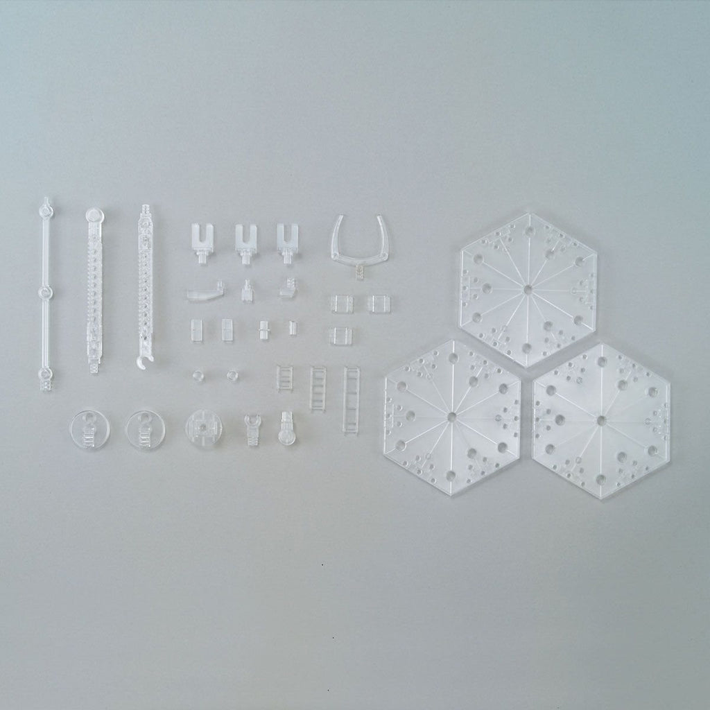 Action Base 4 Clear 1:100 Scale Gundam Model Kit Display Stand