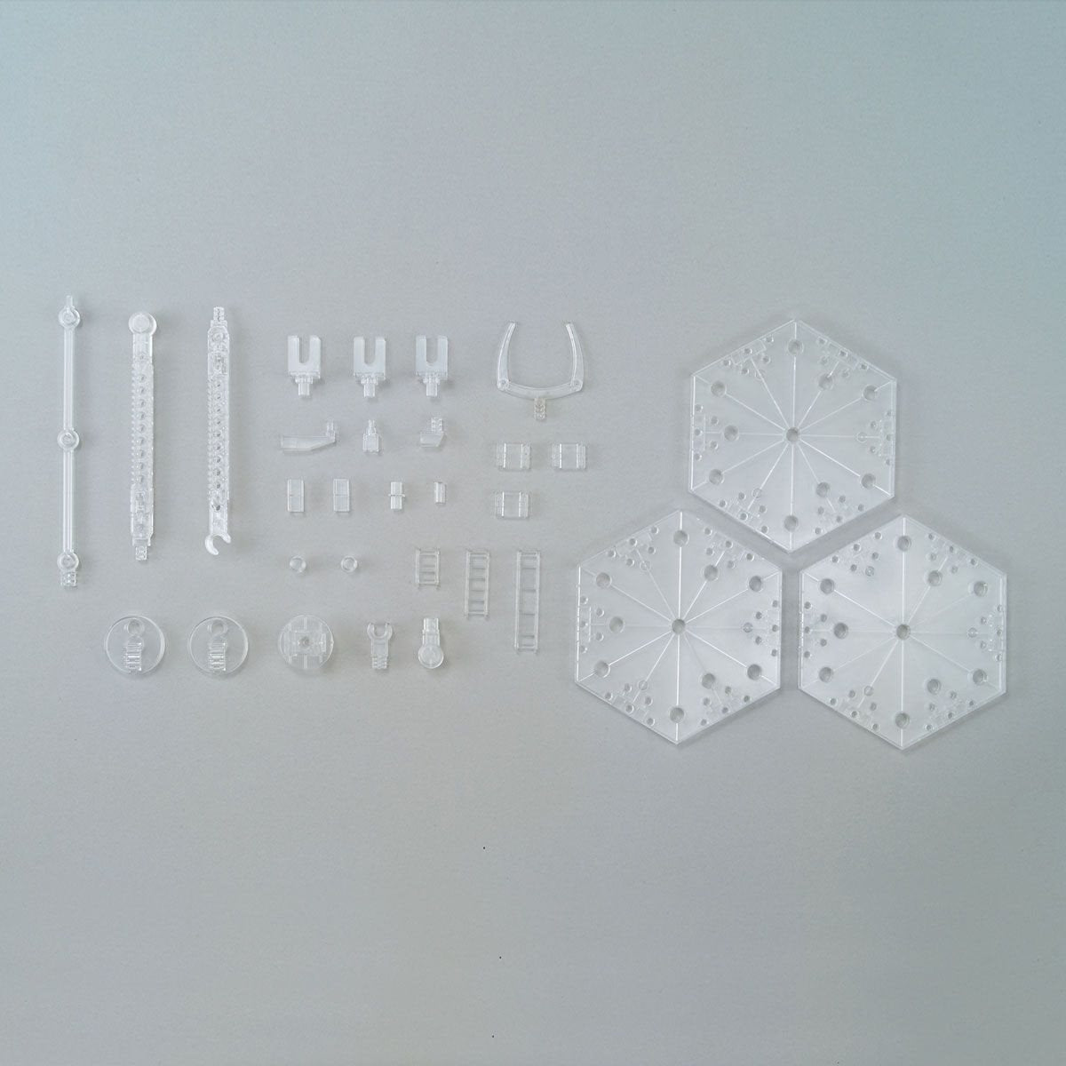 Action Base 4 Clear 1:100 Scale Gundam Model Kit Display Stand