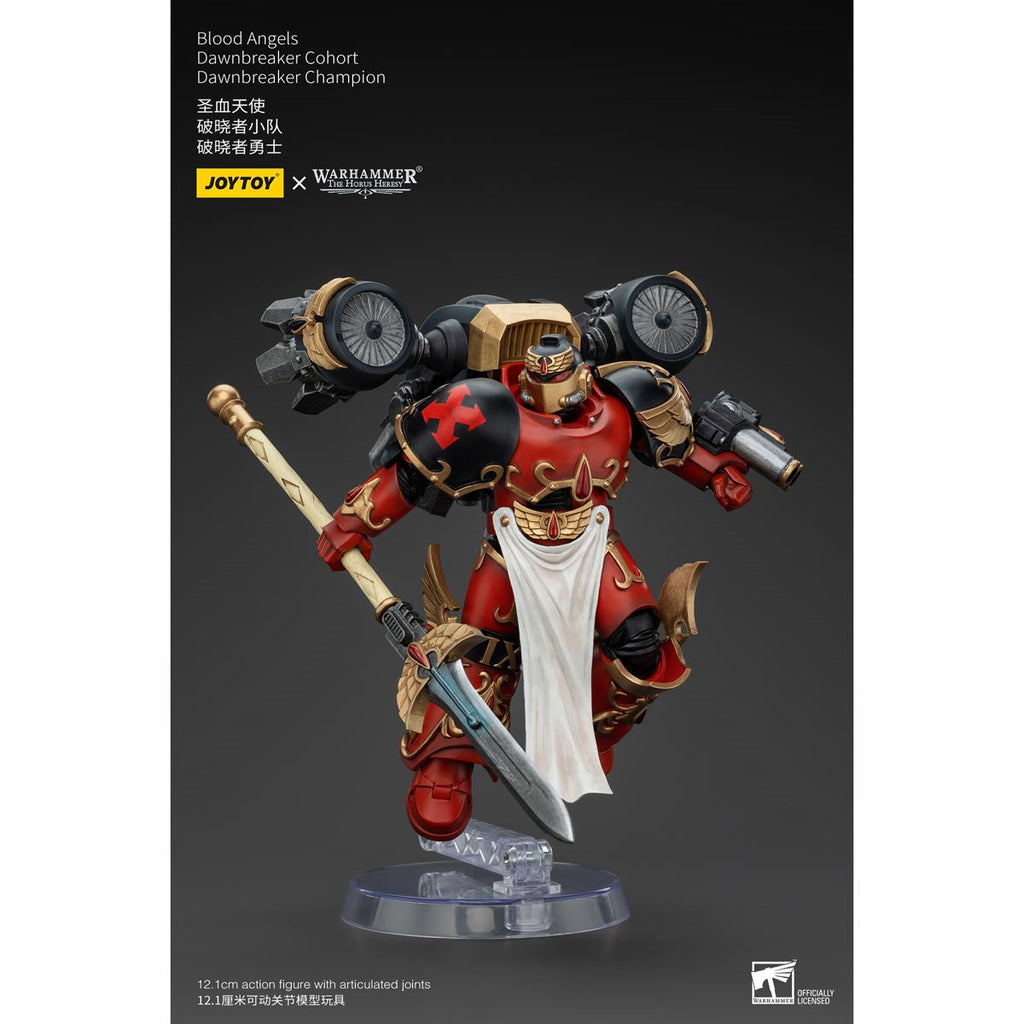 Joy Toy Warhammer The Horus Heresy Blood Angels Dawnbreaker Cohort Champion 1:18 Scale Action Figure