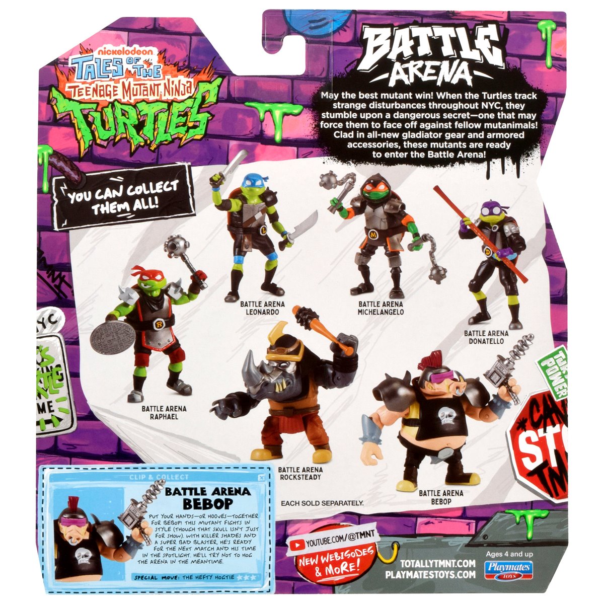 Tales of the Teenage Mutant Ninja Turtles Basic Action Figure Wave 6 Case of 8