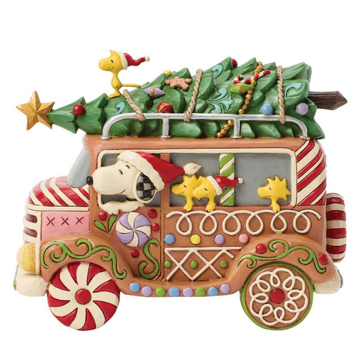Peanuts Gingerbread Van by Jim Shore Statue