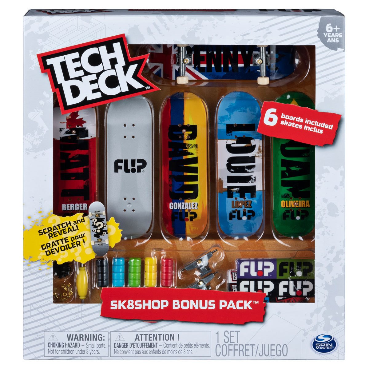 Tech Deck Sk8shop Fingerboard Mini Skateboards Bonus Pack