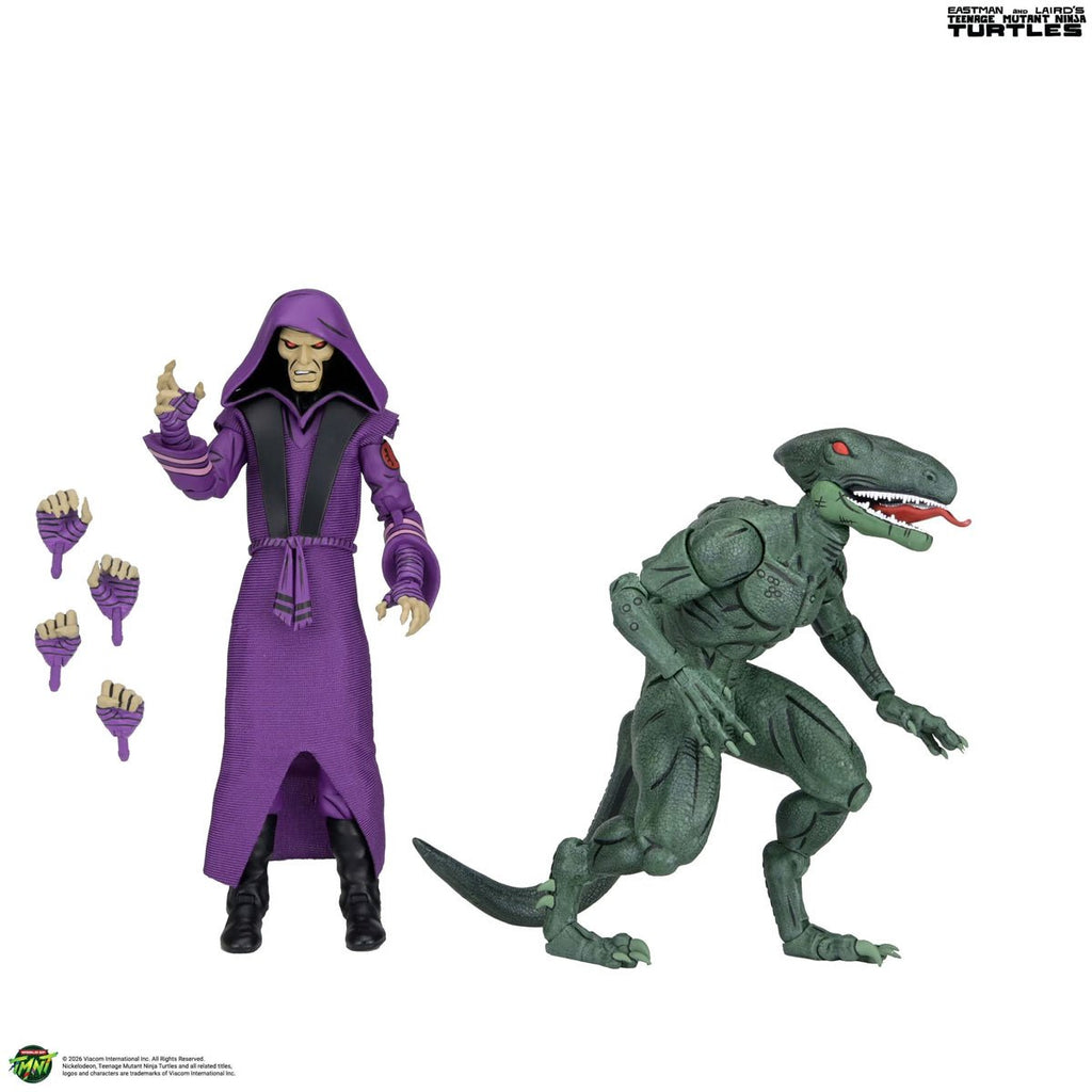 Teenage Mutant Ninja Turtles Mirage Comics Daimyo Orkai & Raptor 7-Inch Scale Action Figure