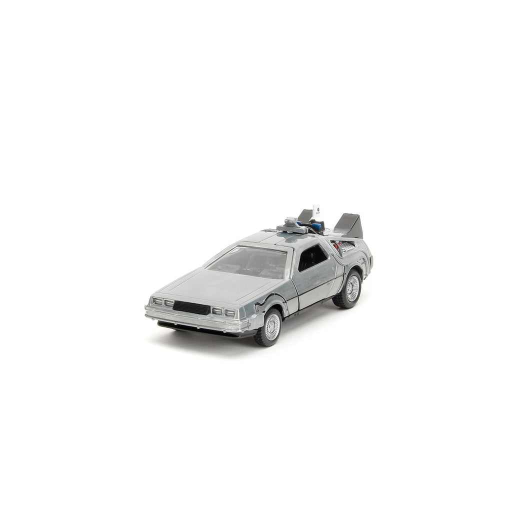 Hollywood Rides Back to the Future Time Machine 1:32 Die-Cast Metal Vehicle 3-Pack