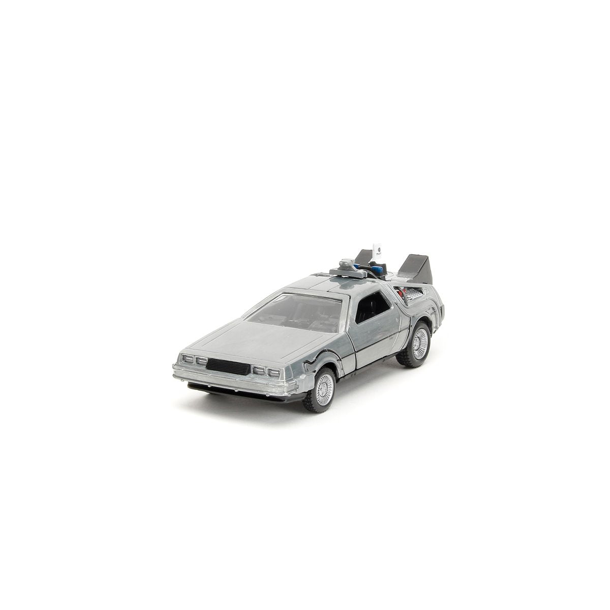 Hollywood Rides Back to the Future Time Machine 1:32 Die-Cast Metal Vehicle 3-Pack