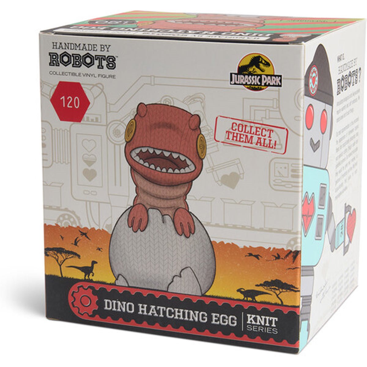 Jurassic Park Dino Hatching Egg #120 Handmade By Robots Vinyl Figure