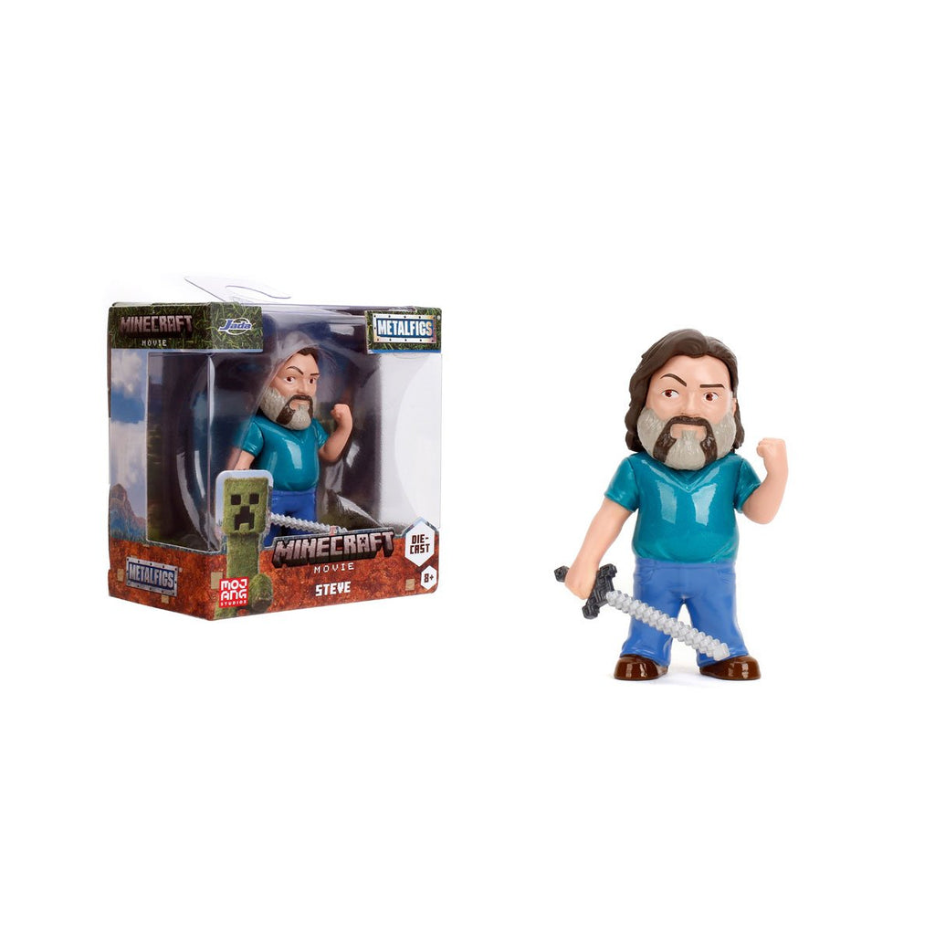 A Minecraft Movie Wave 3 MetalFigs 2 1/2-Inch Die-Cast Metal Mini-Figure Set of 4