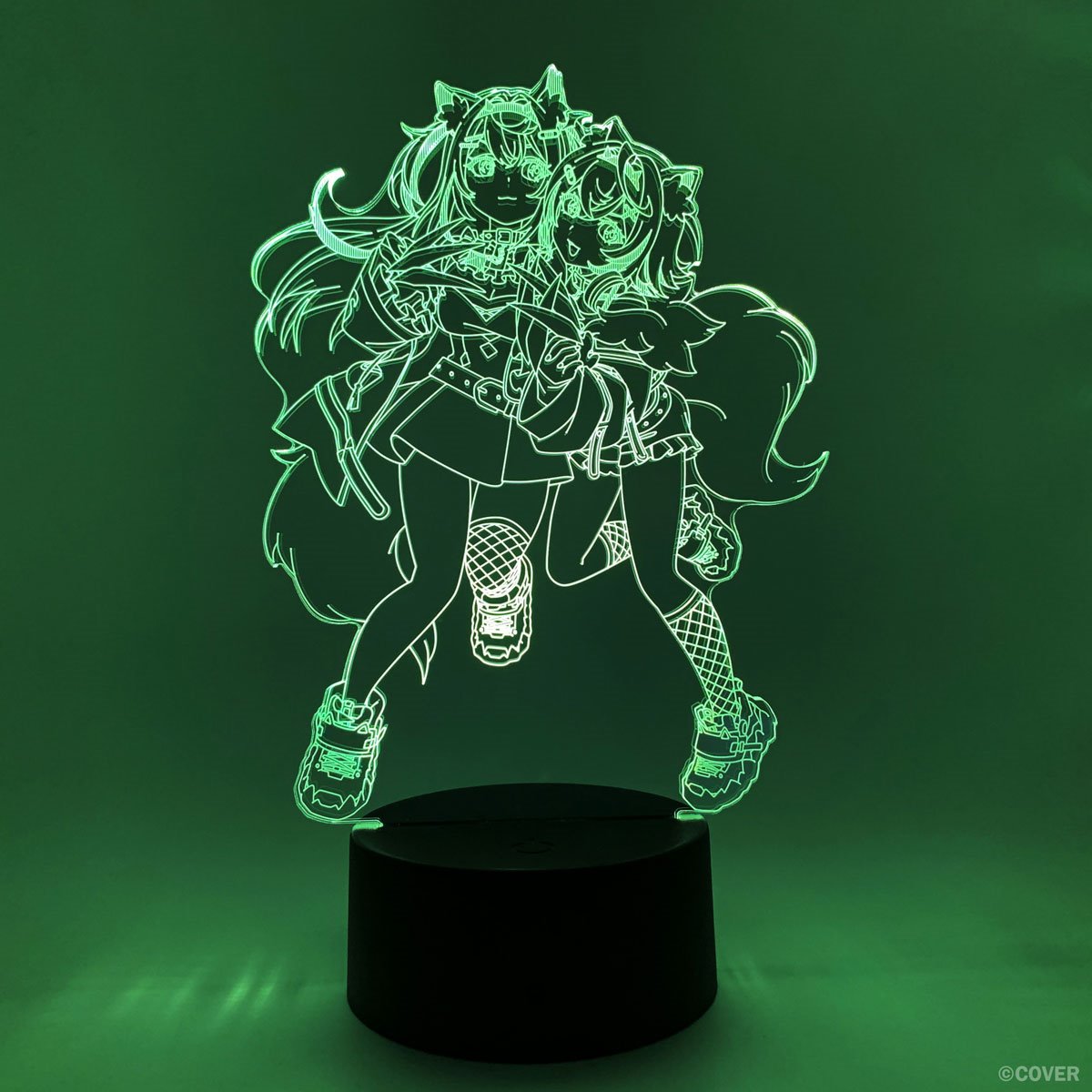 Hololive Advent Fuwawa and Mococo Abyssgard Otaku Lamp