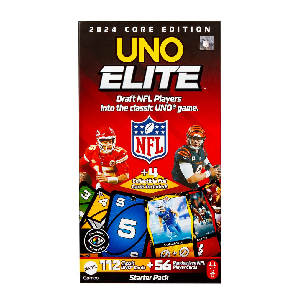 UNO Elite NFL 2024 Core Edition Card Game