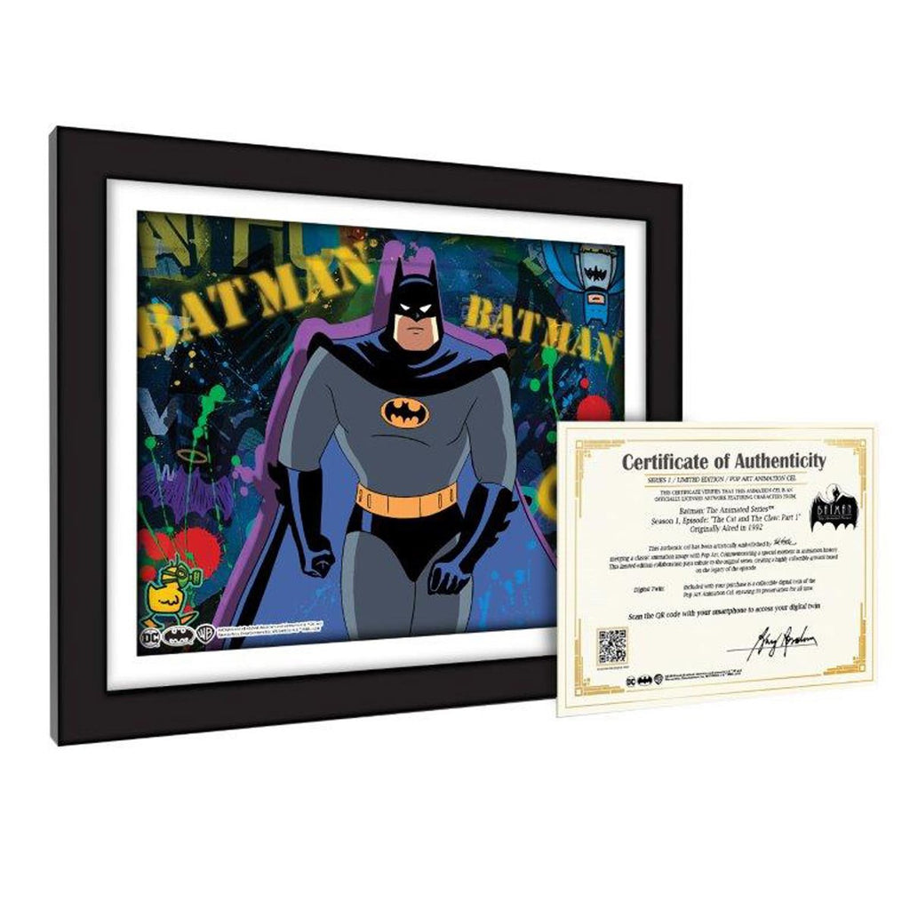 Batman: The Animated Series The Cat and The Claw: Part 1 #1108 Animation Cel Artist Edition Framed Art Print