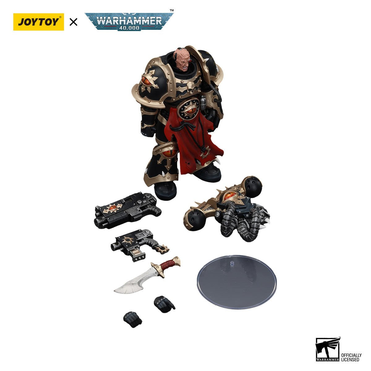 Joy Toy Warhammer 40,000 Chaos Space Marines Black Legion Chosen Power Fist 1:18 Scale Action Figure