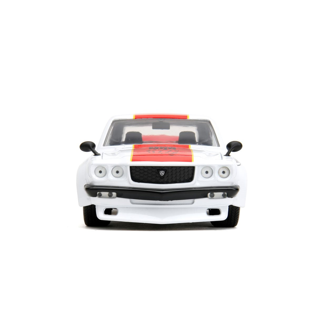 One Punch Man 1974 Mazda RX-3 1:24 Scale Die-Cast Metal Vehicle with Saitama Figure