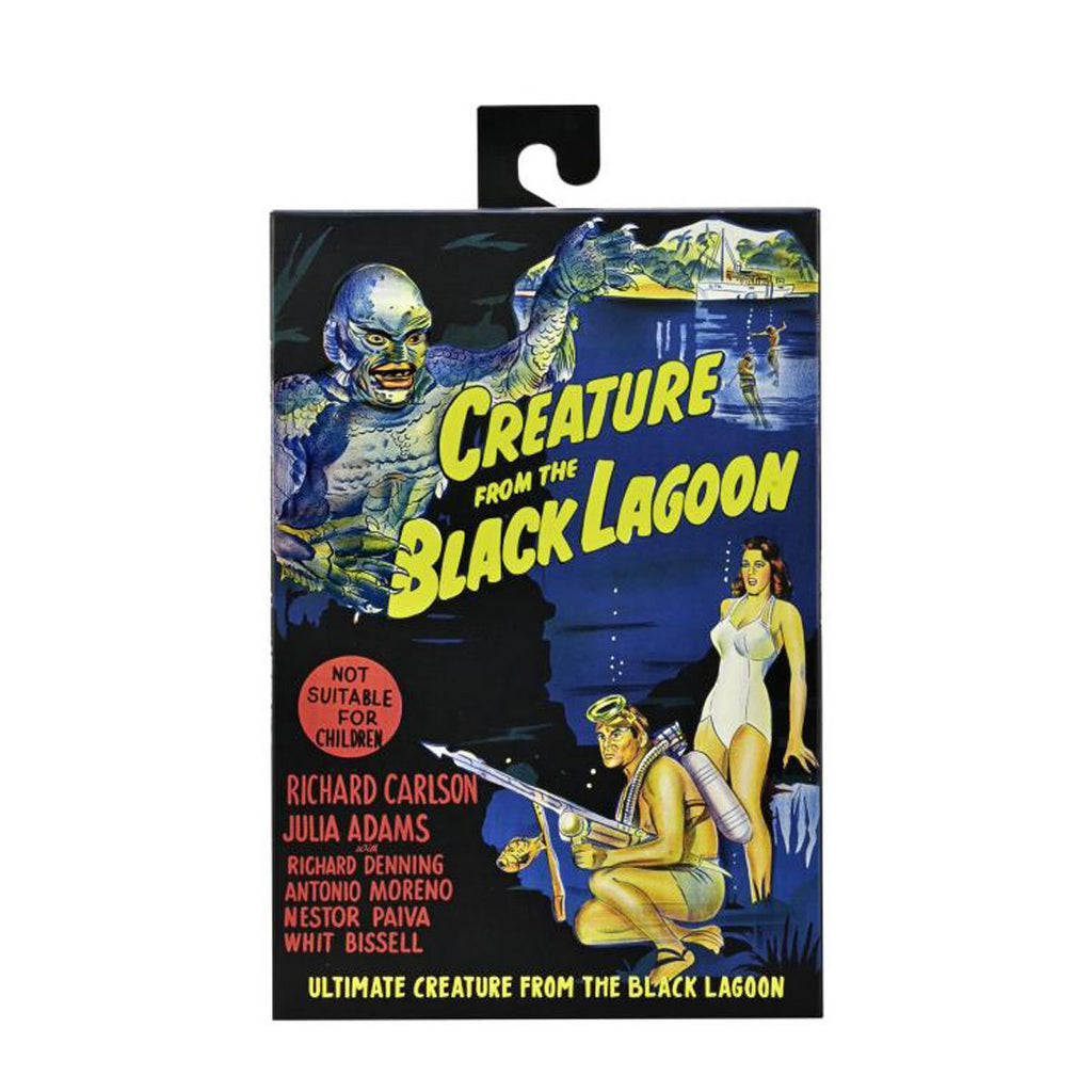 Universal Monsters Ultimate Creature from the Black Lagoon Black and White Version 7-Inch Action Figure