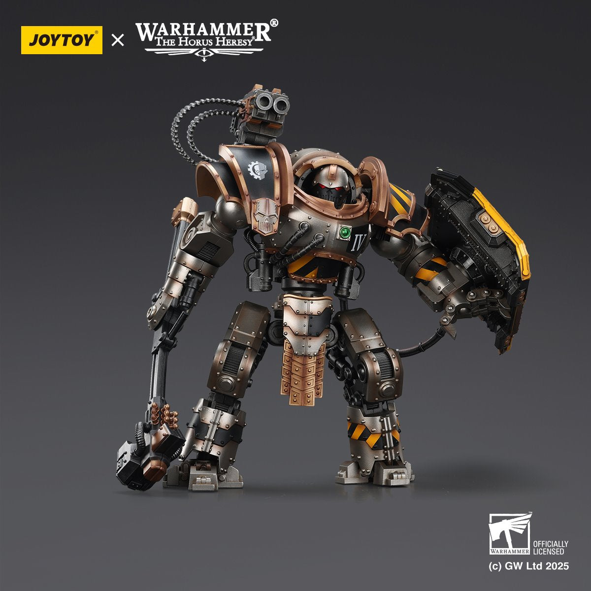 Joy Toy Warhammer The Horus Heresy Iron Warriors Iron Circle Domitar-Ferrum Class 1:18 Scale Action Figure