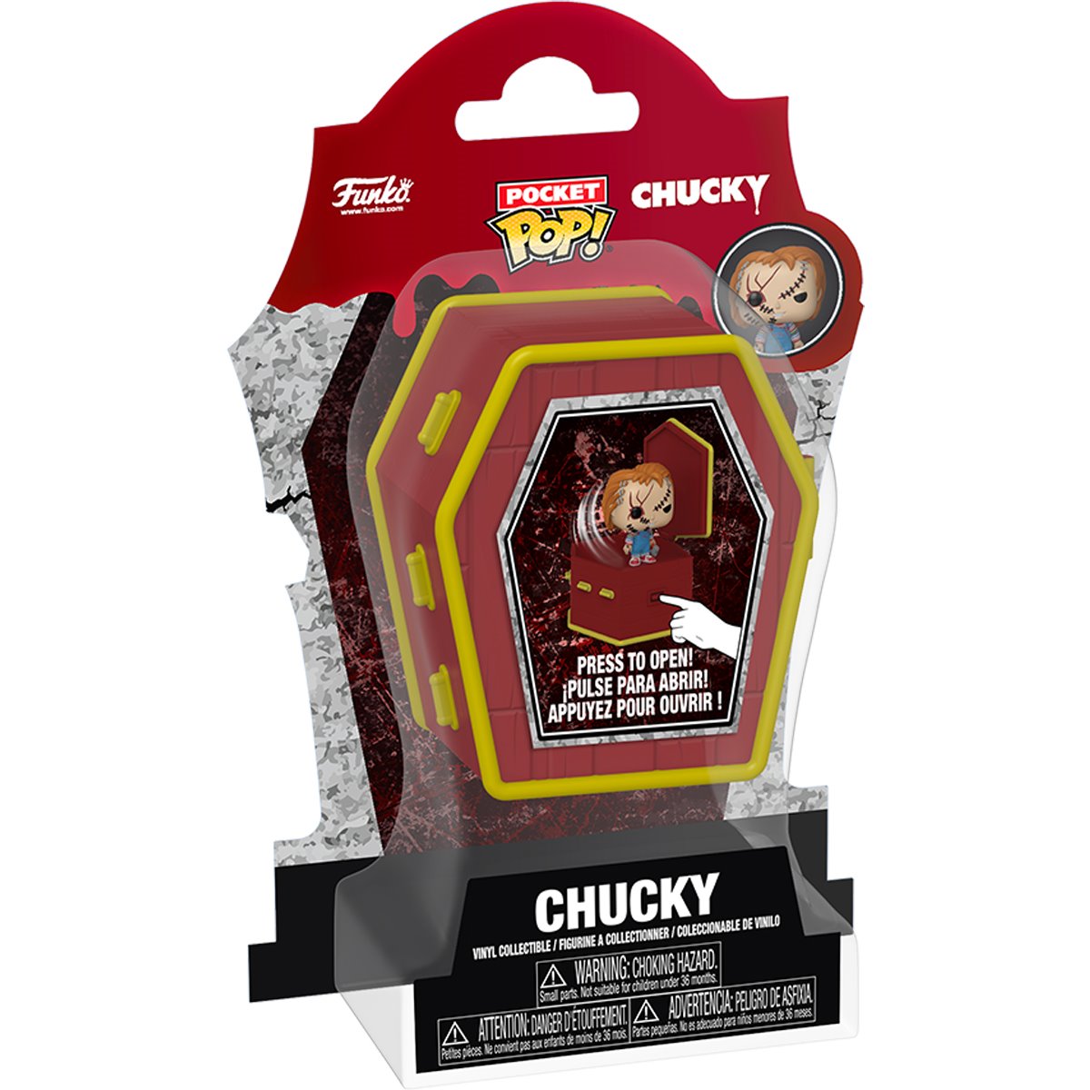 Chucky Pocket POPper Mini-Figure Display Case of 12