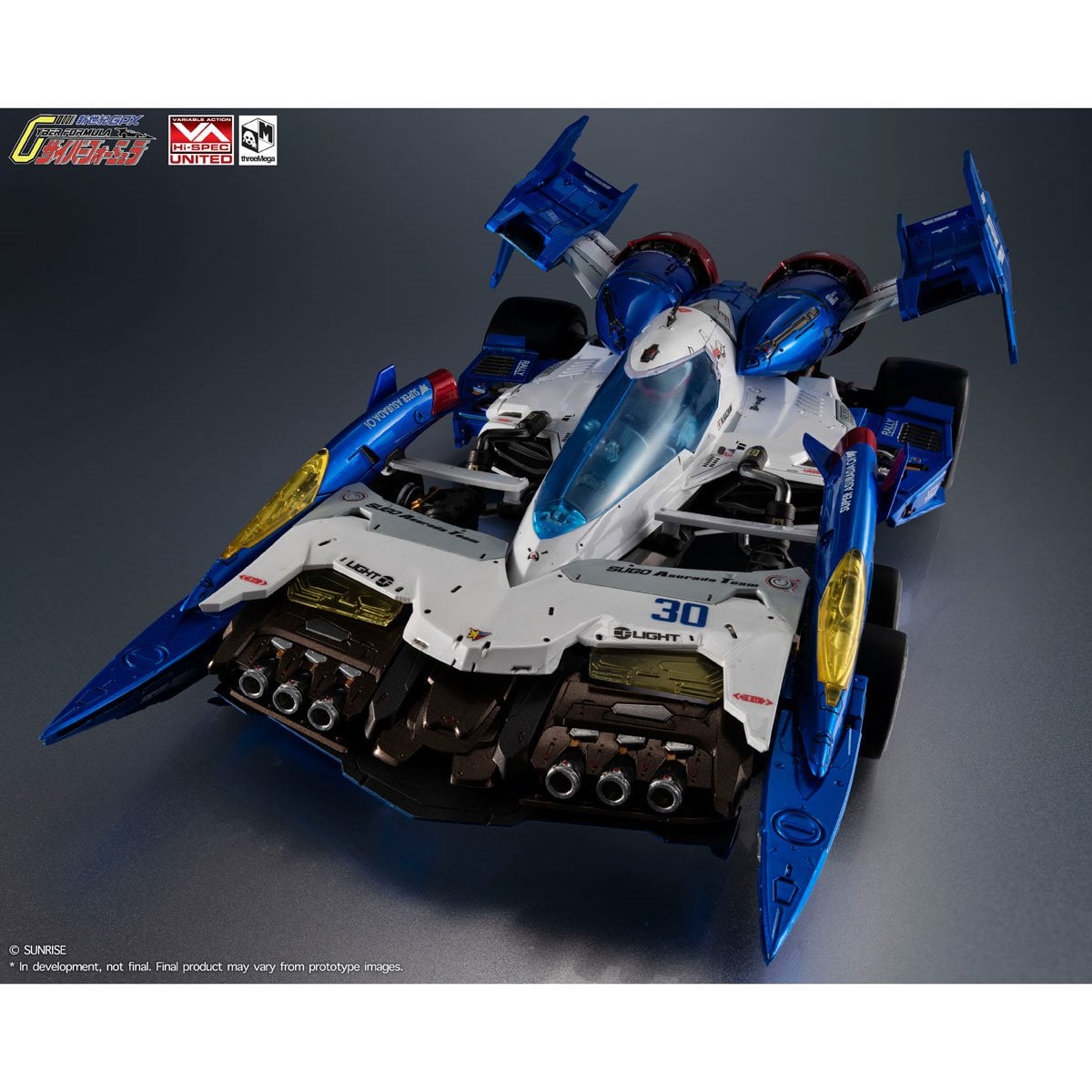 Future GPX Cyber Formula Variable Action Hi-Spec United Super Asurada 01 1:18 Scale Die-Cast Metal Vehicle