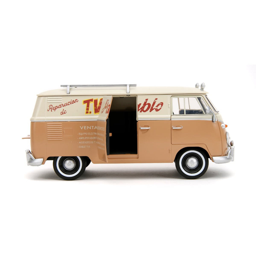 Hollywood Rides Transformers: Rise of the Beasts Wheeljack Volkswagen Bus 1:24 Scale Die-Cast Metal Vehicle with Badge