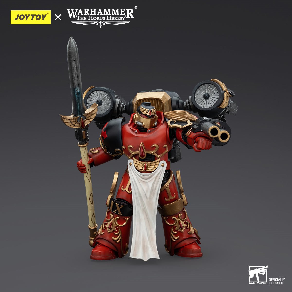 Joy Toy Warhammer The Horus Heresy Blood Angels Dawnbreaker Cohort Champion 1:18 Scale Action Figure
