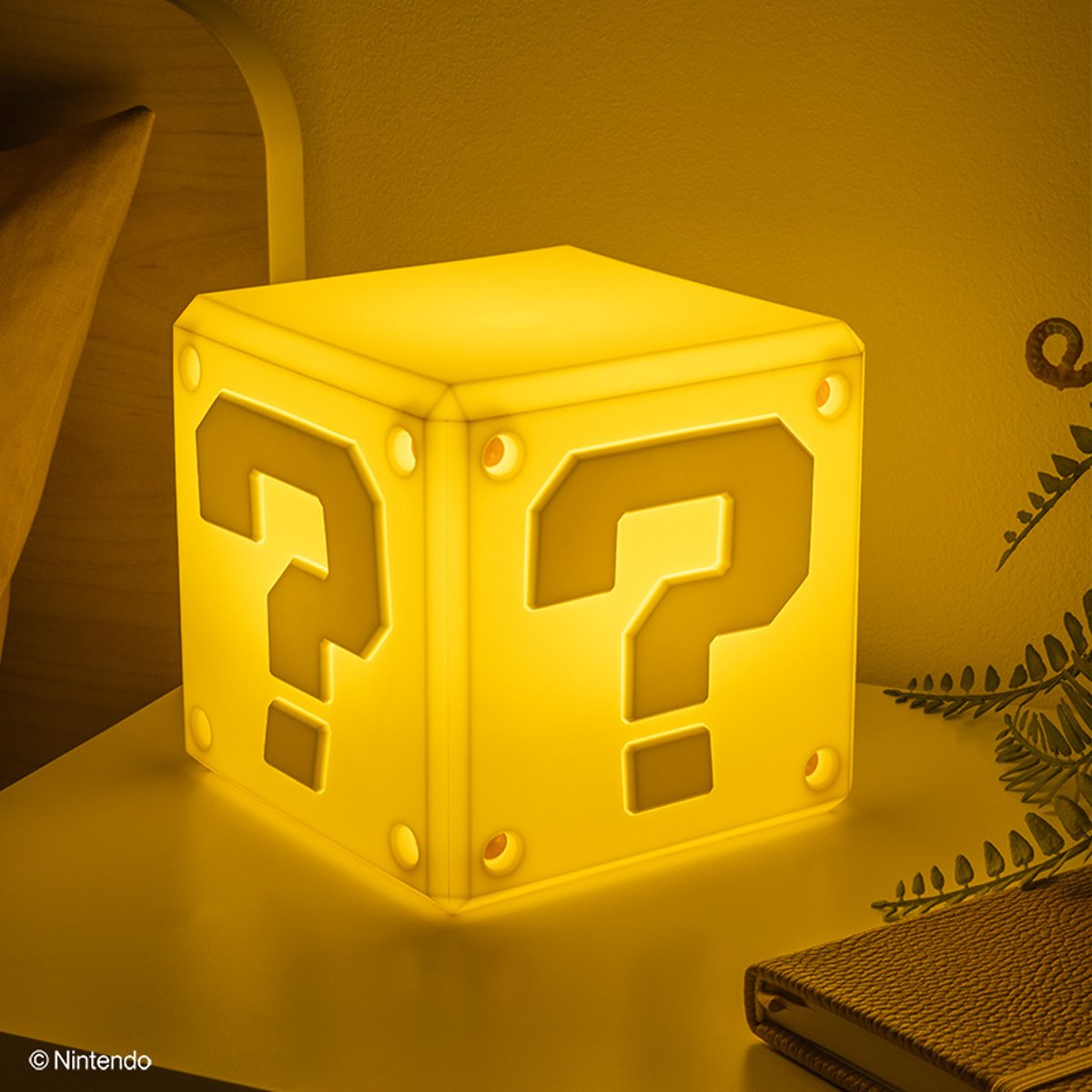 Super Mario Bros. Question Block SquishyGlo Rechargeable Light