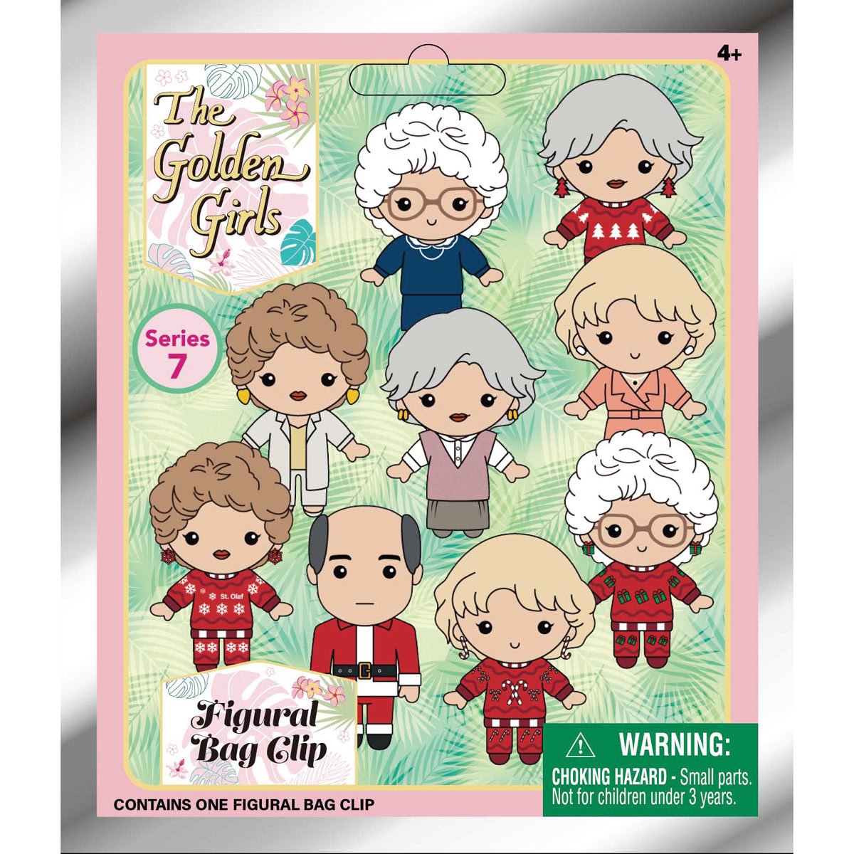 Golden Girls Series 7 3D Foam Bag Clip Display Case of 24