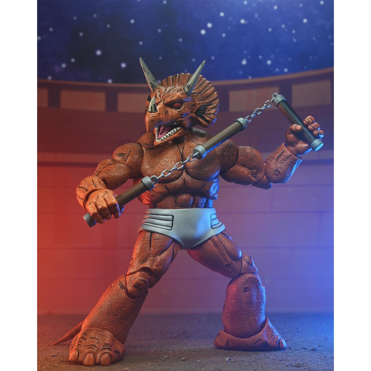Teenage Mutant Ninja Turtles Mirage Comics Triceraton Gladiator 7-Inch Scale Action Figure