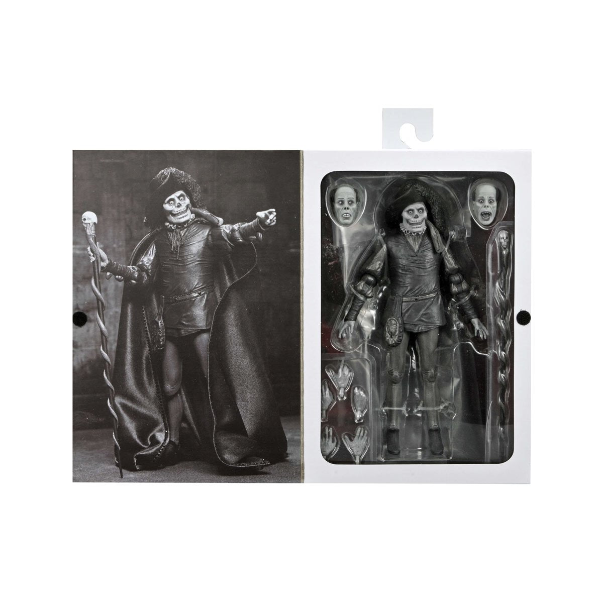 Phantom of the Opera (1925) Ultimate Phantom of the Opera Masque of the Red Death (B&W Version) 7-In Scale Action Figure