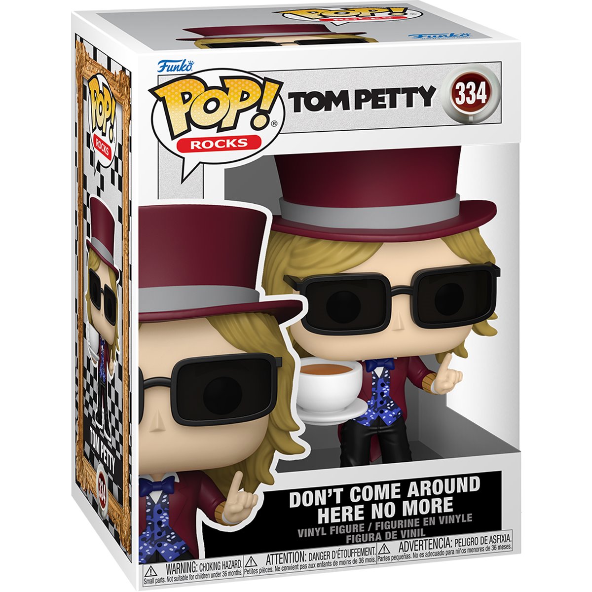Tom Petty Don't Come Around Here No More Funko Pop! Vinyl Figure #334