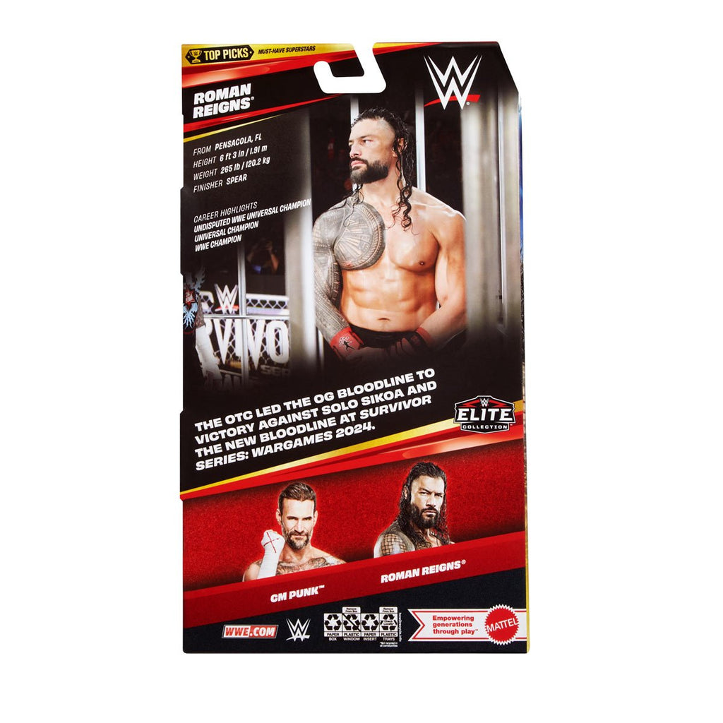 WWE Top Picks Elite Collection 2026 Wave 2 Roman Reigns Action Figure