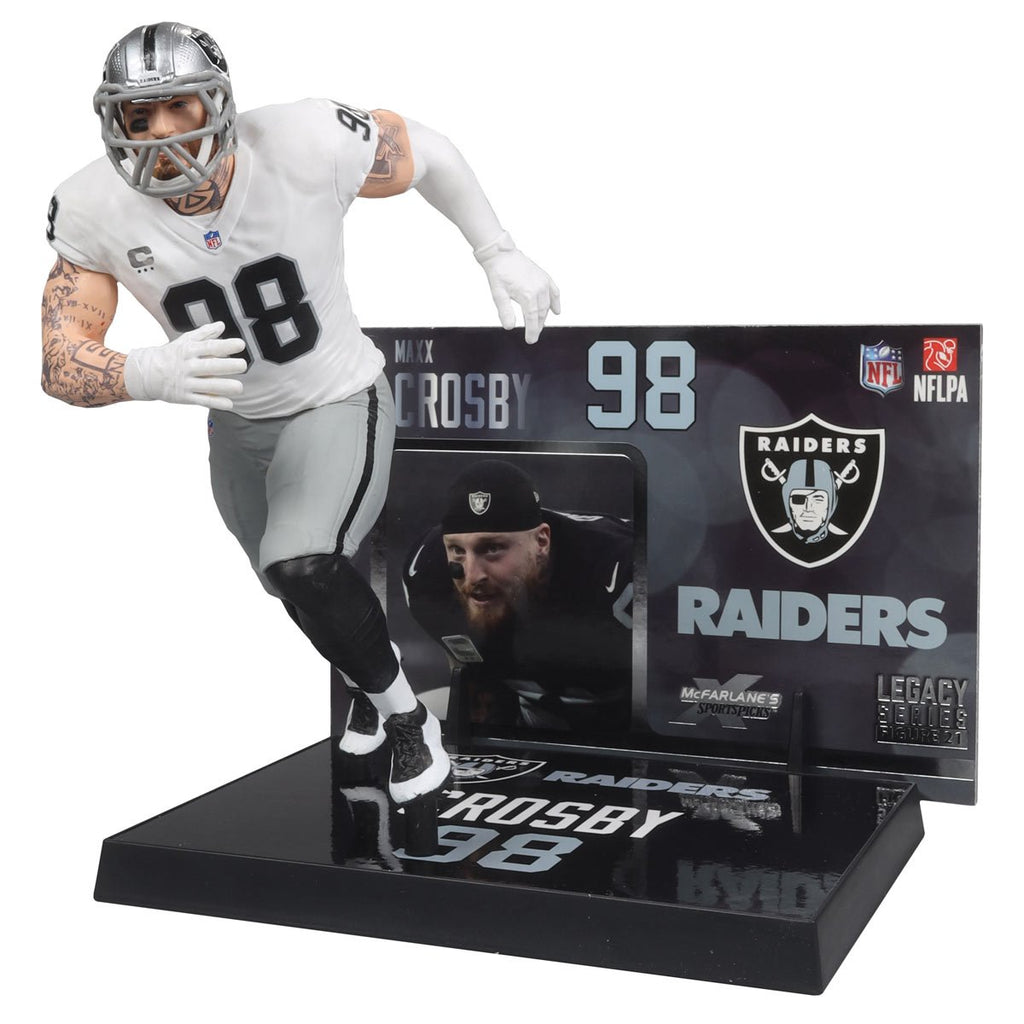NFL SportsPicks 2024 Wave 2 Las Vegas Raiders Maxx Crosby 7-Inch Scale Posed Figure