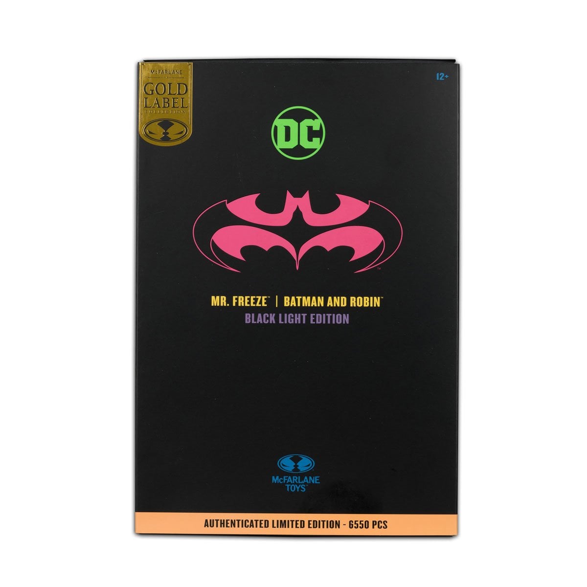 DC Multiverse Batman and Robin Mr. Freeze Black Light Gold Label 7-Inch Action Figure - Entertainment Earth Exclusive