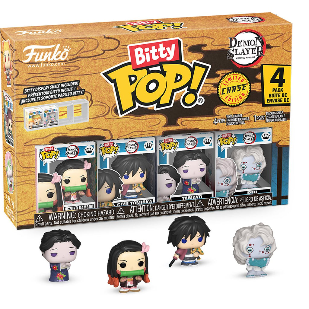 Demon Slayer Nezuko Kamado Funko Bitty Pop! Mini-Figure 4-Pack - Specialty