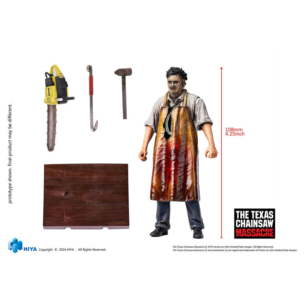 Texas Chainsaw Massacre 1974 Exquisite Mini Leatherface Killing Mask 1:18 Scale Action Figure - Previews Exclusive