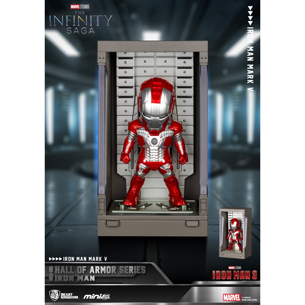 Iron Man Hall of Armor Series MEA-015 Mini-Figure Blind Box Case of 6