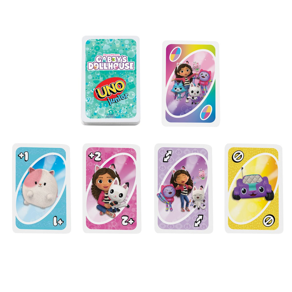 Junior Gabby's Dollhouse UNO Card Game