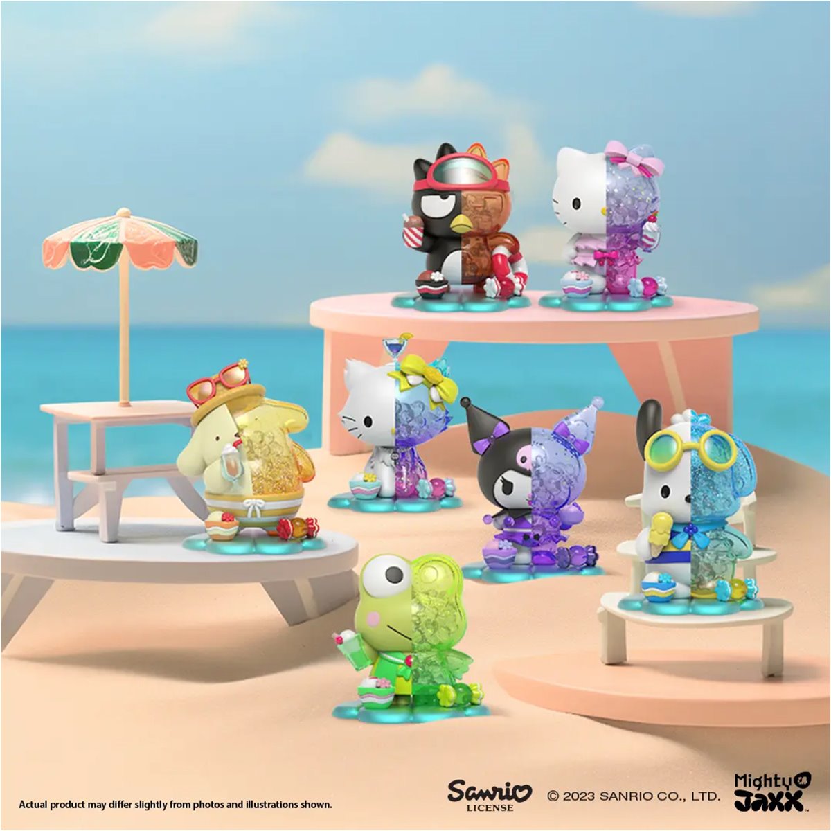 Sanrio x Kandy Seabreeze Edition Mini-Figure Display Tray of 6