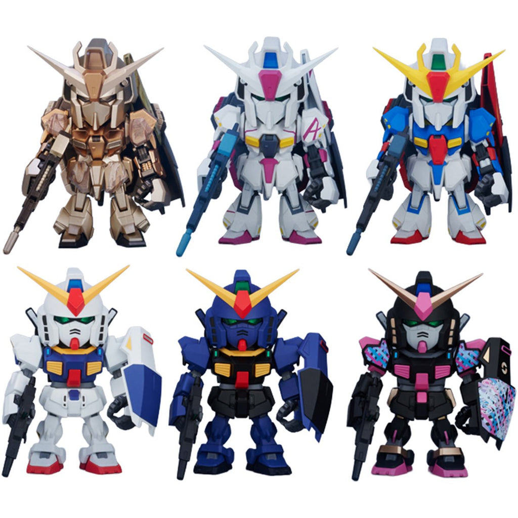 Zeta Gundam Transformation QMSV Mini Q MSV Mini-Figure Case of 8