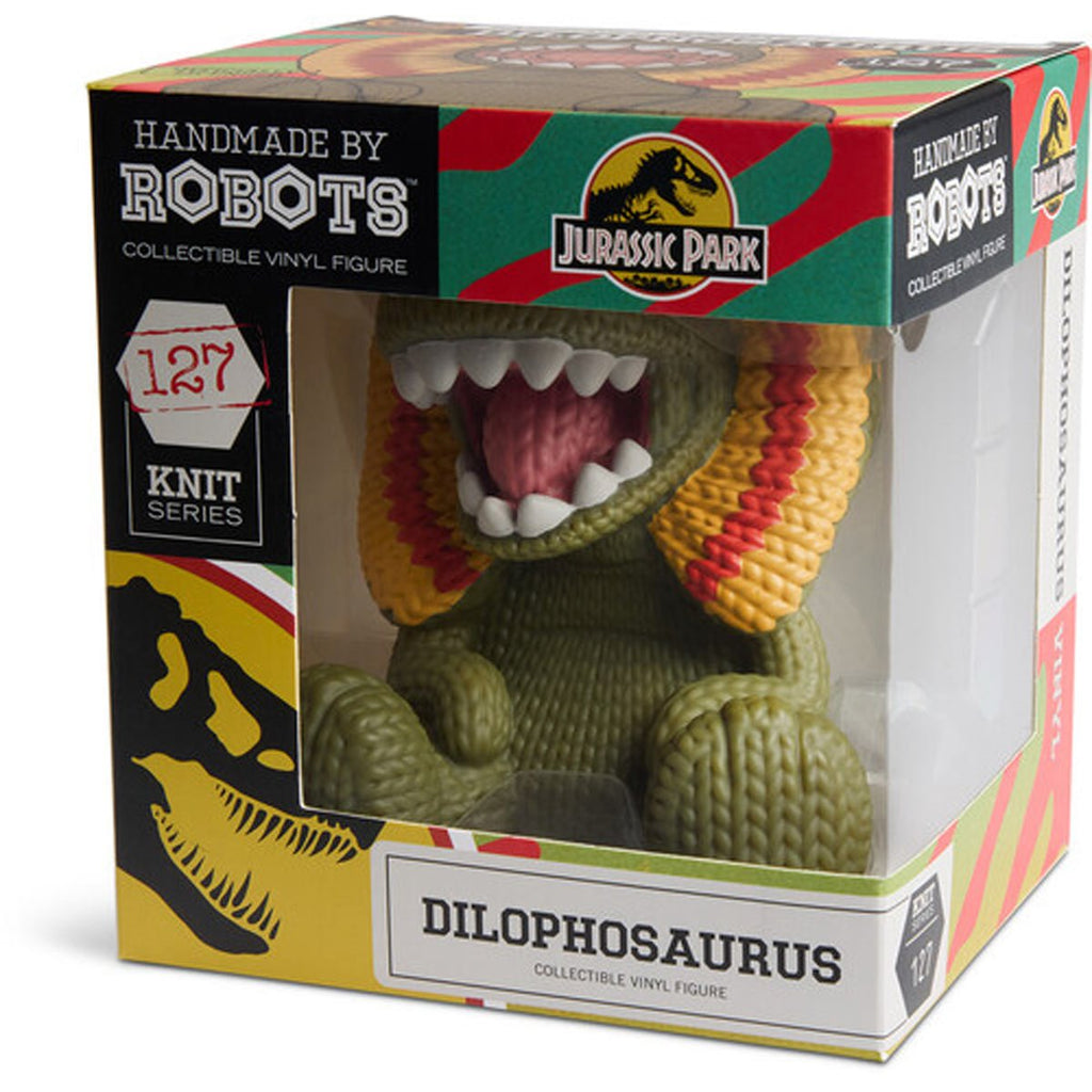 Jurassic Park Dilophosaurus #127 Handmade By Robots Vinyl Figure