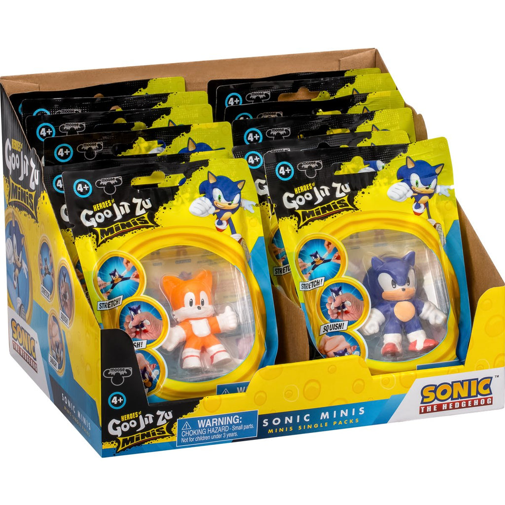 Sonic Series 3 Mini Heroes of Goo Jit Zu Figure Case of 12