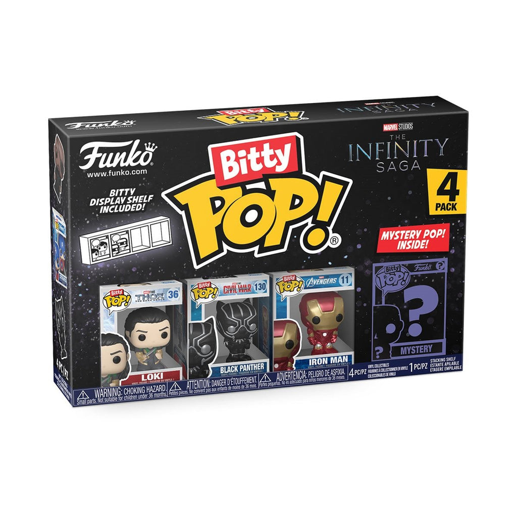 The Avengers The Infinity Saga Loki Funko Bitty Pop! Mini-Figure 4-Pack