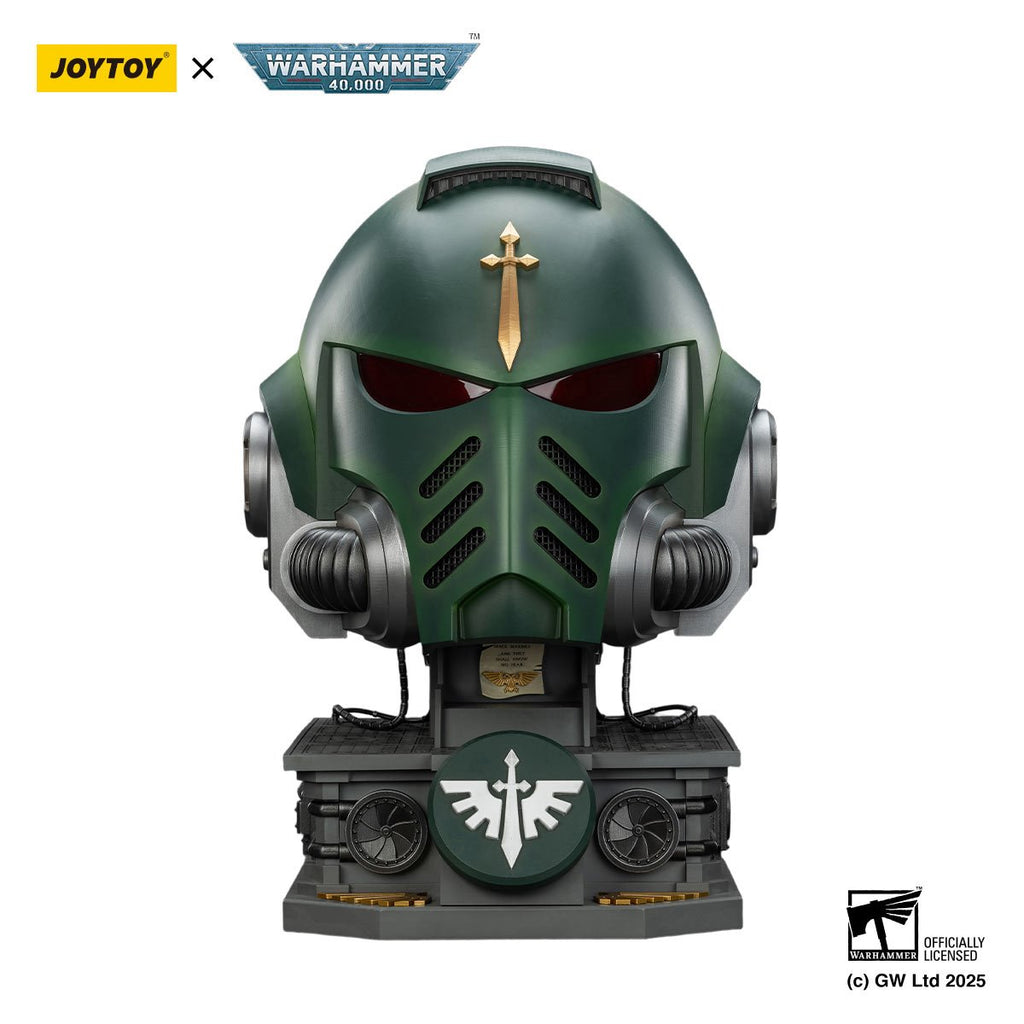Joy Toy Warhammer 40,000 Dark Angels MkX 1:1 Scale Roleplay Helmet Prop Replica with Stand