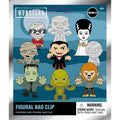 Universal Monsters Series 4 3D Foam Bag Clip Random 6-Pack