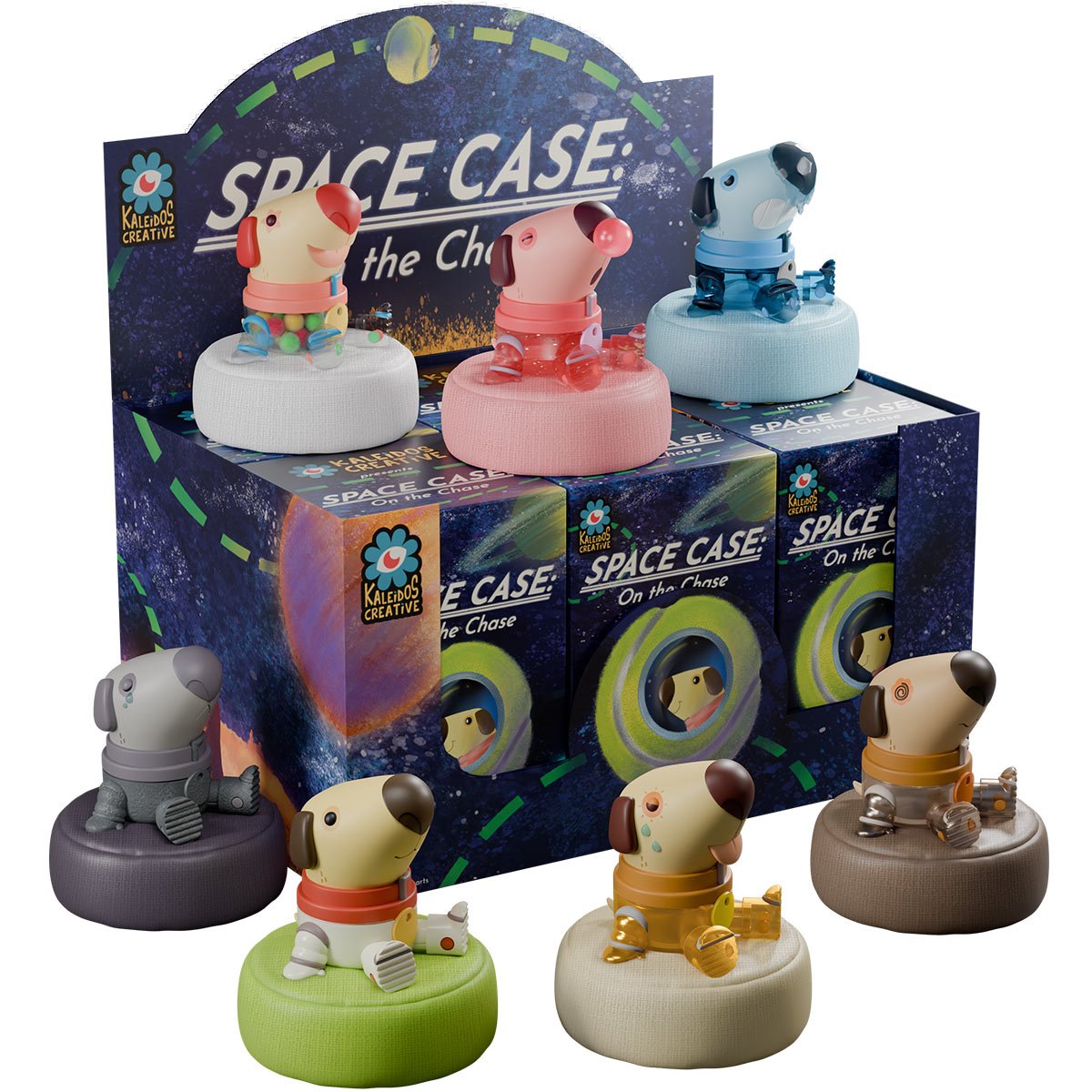 Space Case Blind-Box Mini-Figure Case of 6