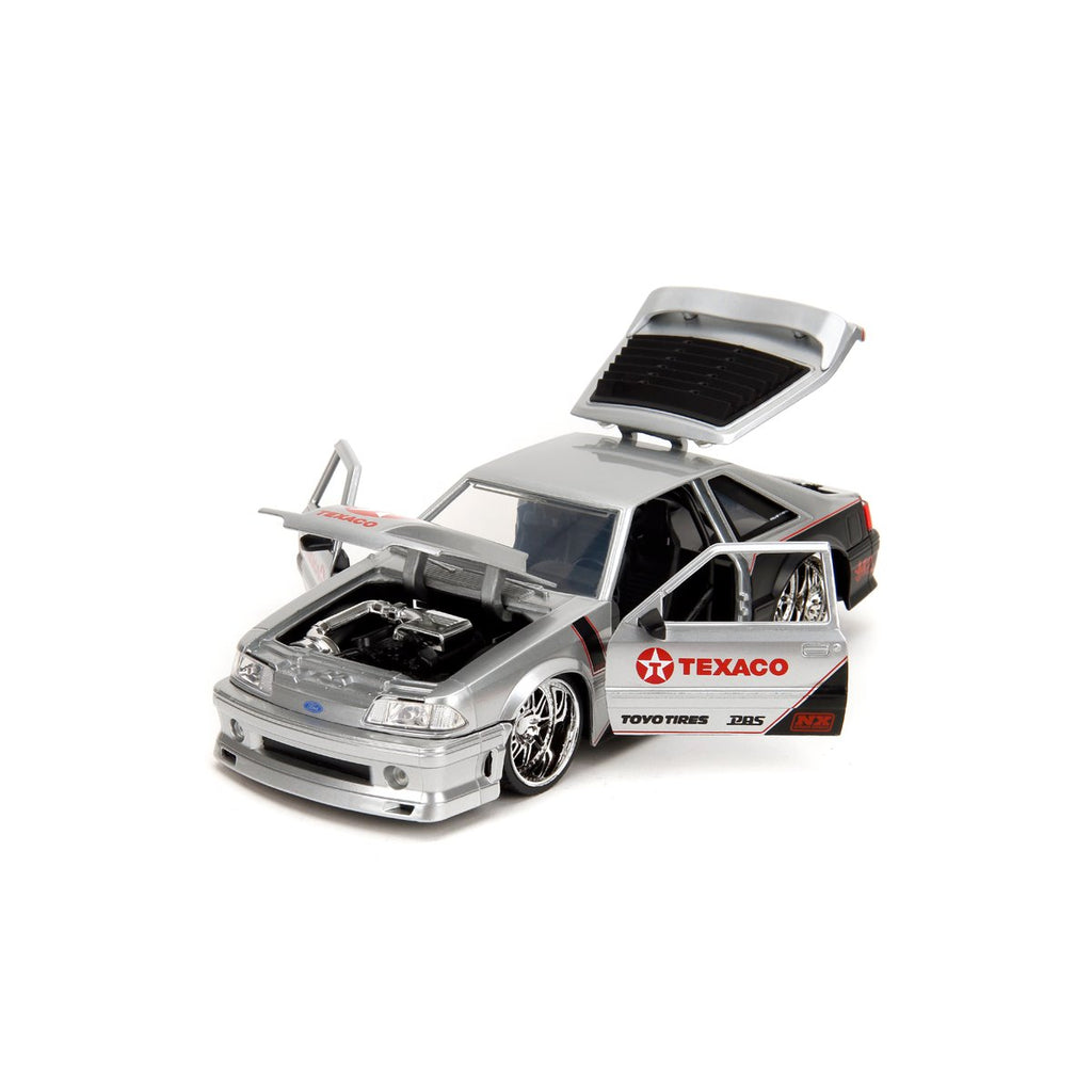 Bigtime Muscle 1989 Ford Mustang GT Texaco 1:24 Scale Die-Cast Metal Vehicle