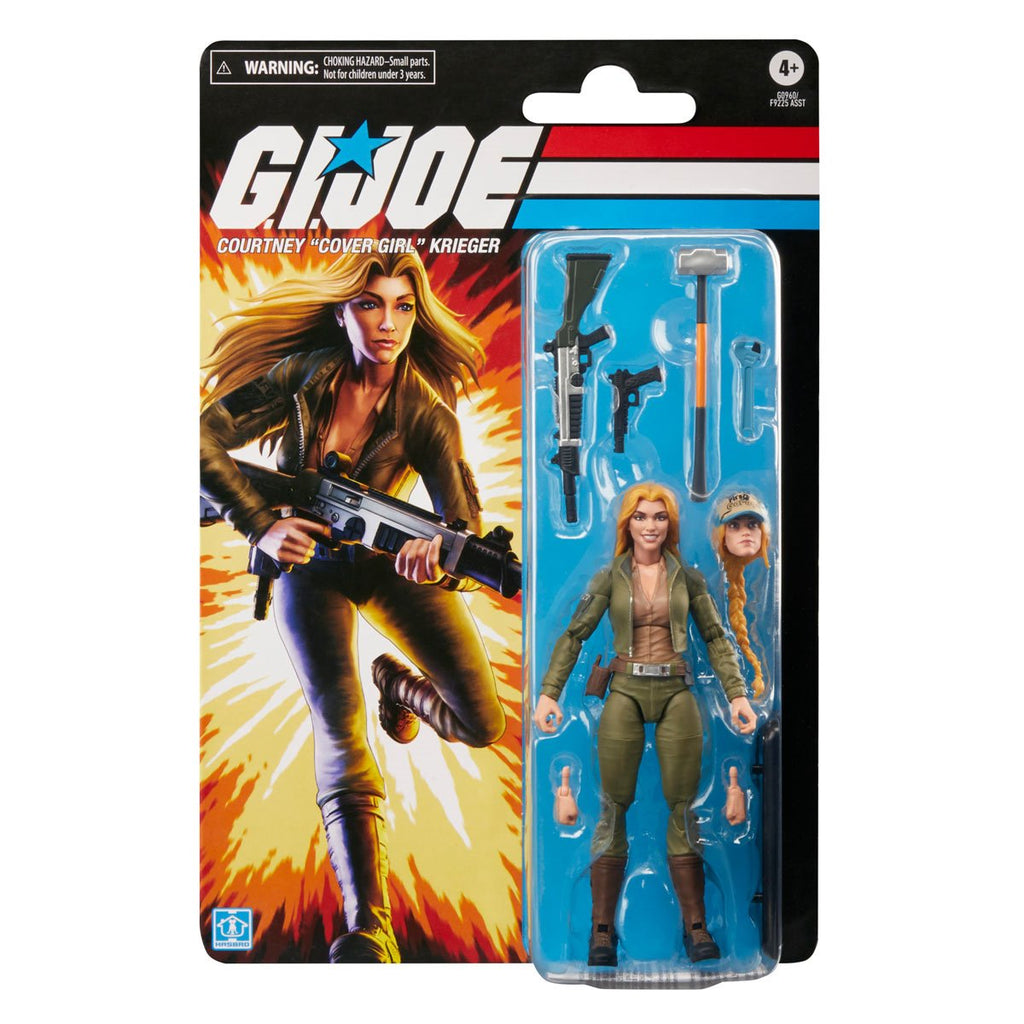 G.I. Joe Classified Series Retro Cardback Courtney Cover Girl Krieger 6-Inch Action Figure